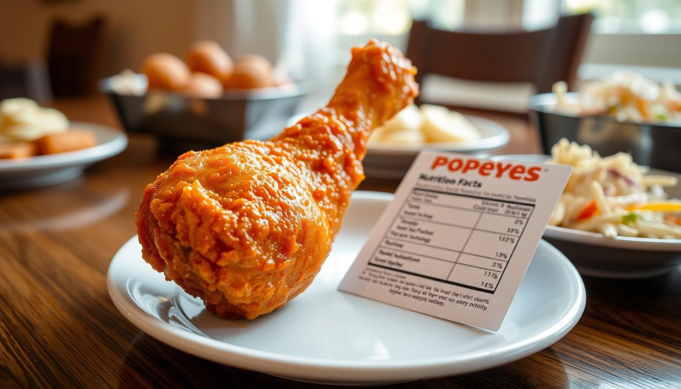 Popeyes drumstick calories