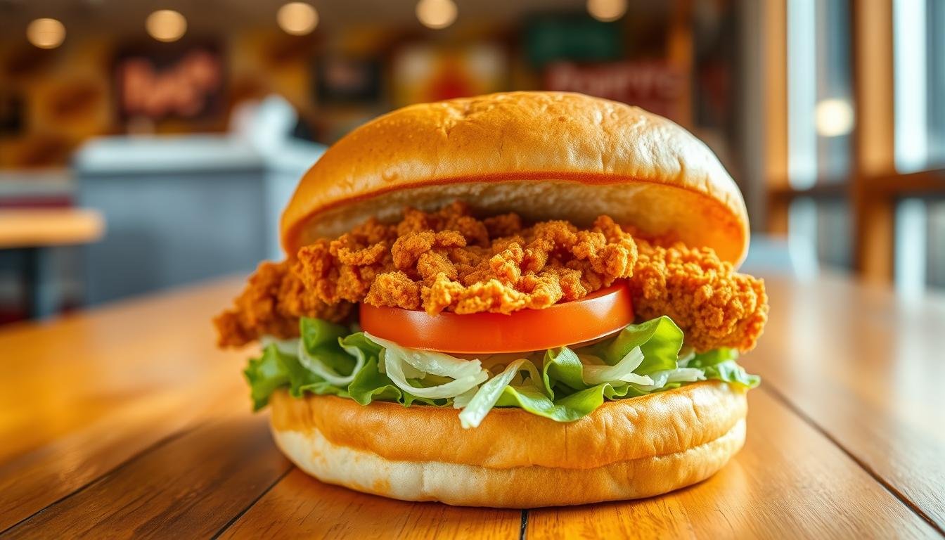 Popeyes spicy chicken sandwich nutrition