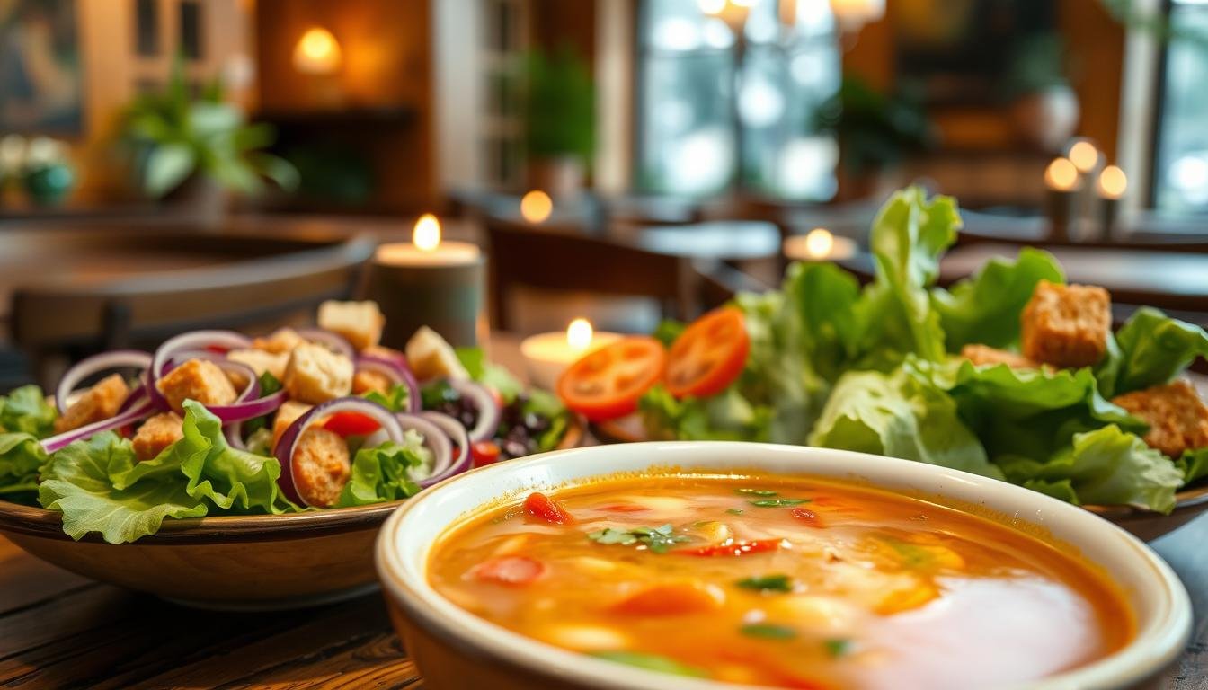 how much is soup and salad at olive garden