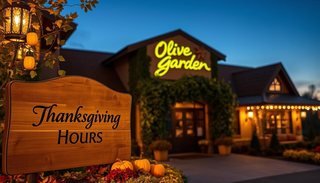 is olive garden open on thanksgiving
