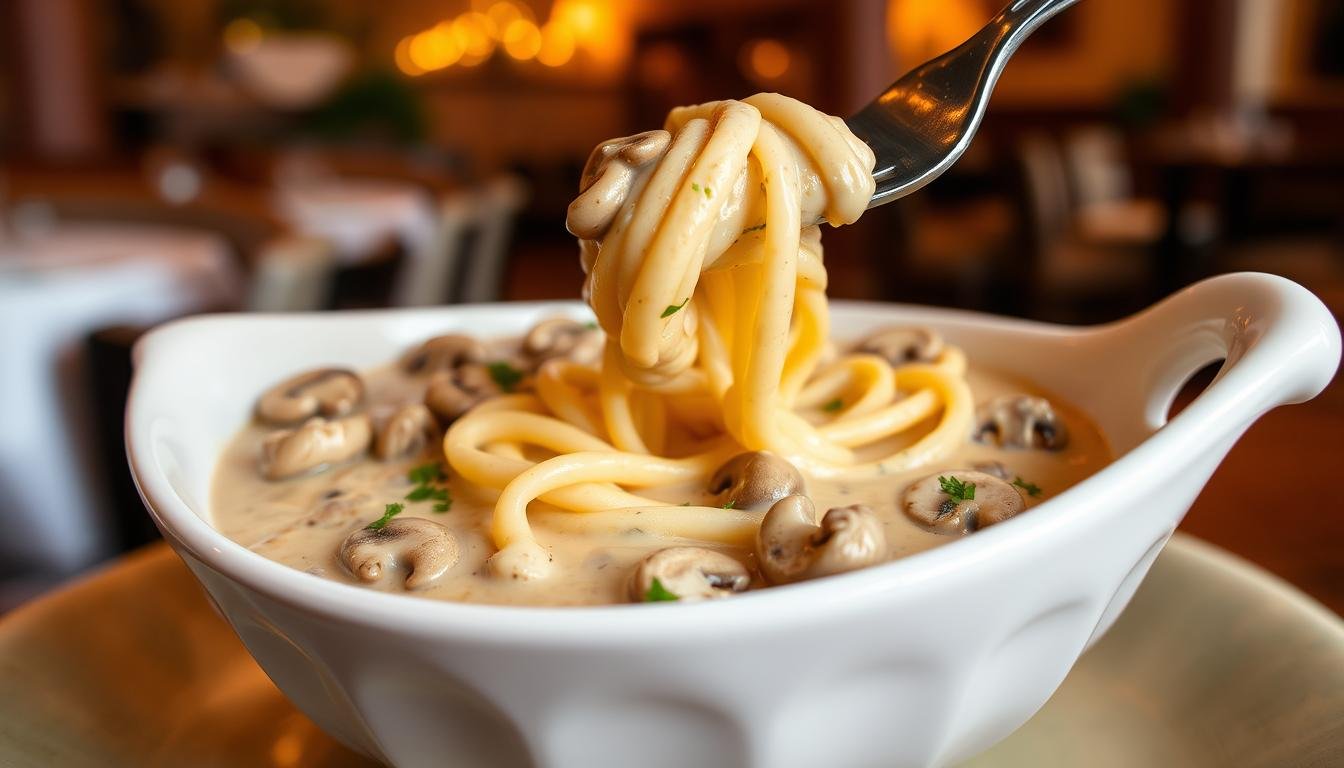 olive garden creamy mushroom sauce