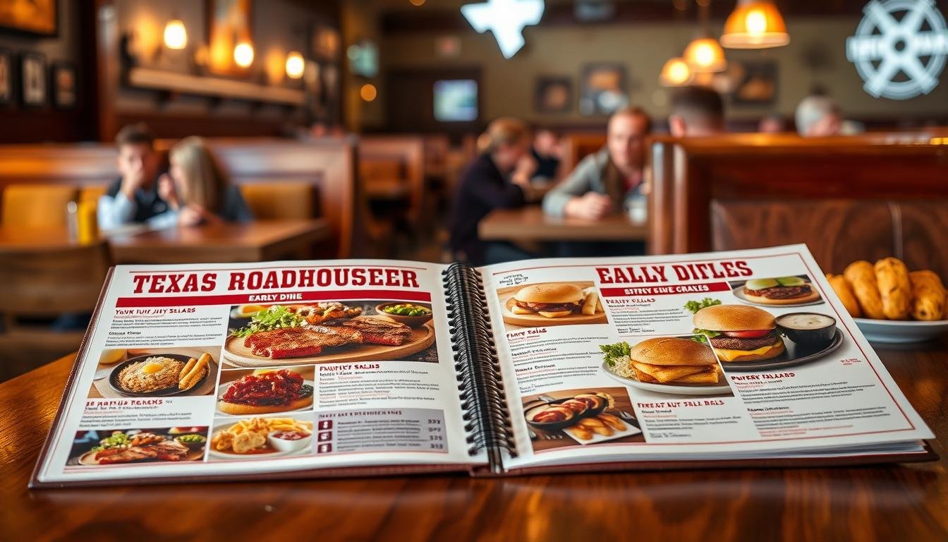 texas roadhouse early dine menu