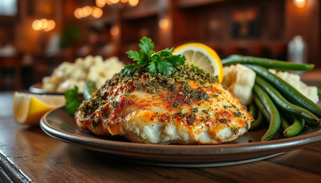 texas roadhouse herb crusted chicken